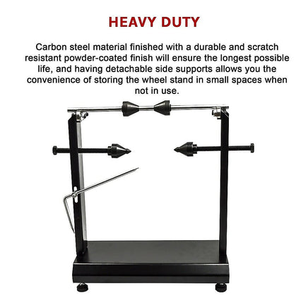 Motorcycle Wheel Balancer Stand Motor Heavy Duty Carbon Steel Tools Kings Warehouse 