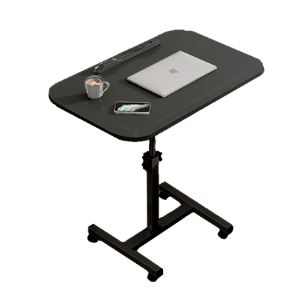 Movable lifting computer table bedside portable table (BLACK) Furniture Kings Warehouse 