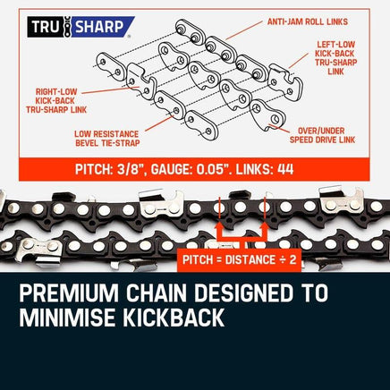 MTM 62CC Long Reach Pole Chainsaw Hedge Trimmer Pruner Chain Saw Cutter Multi Tool Tools Kings Warehouse 