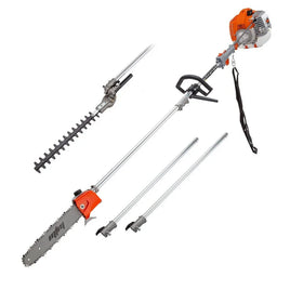 MTM 62CC Long Reach Pole Chainsaw Hedge Trimmer Pruner Chain Saw Cutter Multi Tool Tools Kings Warehouse 