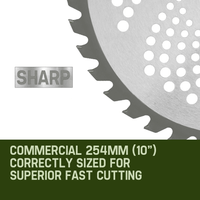 MTM Carbide Tipped 40 Tooth Brush Cutter Blade Whipper Snipper Brushcutter Kings Warehouse 