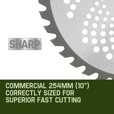 MTM Carbide Tipped 40 Tooth Brush Cutter Blade Whipper Snipper Brushcutter Kings Warehouse 