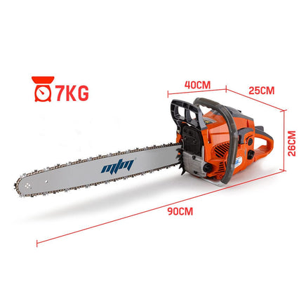 MTM Chainsaw Petrol Commercial 20 Bar E-Start Tree Pruning Chain Saw HP Tools Kings Warehouse 