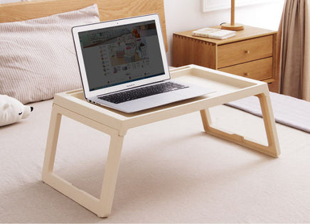 Multifunction Laptop Bed Desk with foldable legs for Home Office (White) Supplier Exclusive Kings Warehouse 