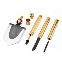 Multifunction Tactical Shovel Folding Camping Survival Tools Military Outdoor Gold Kings Warehouse 