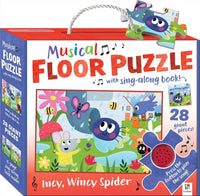 Musical Floor Puzzle - Incy Wincy Spider (SANITY EXCLUSIVE) Kings Warehouse 