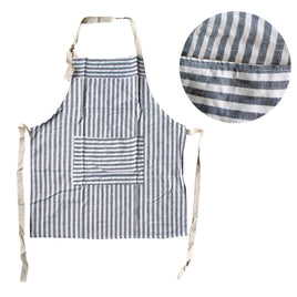My Hub Polyester Cotton Striped Apron Home & Garden Kings Warehouse 