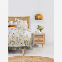 Natura Rattan Bedside Table With 2 Drawers