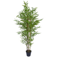 Natural Bamboo Trunk (Real Touch Leaves) 150cm Home & Garden Kings Warehouse 