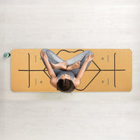 Natural Cork TPE Yoga Mat Sports Eco Friendly Exercise Fitness Gym Pilates Sports & Fitness Kings Warehouse 