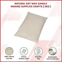 Natural Soy Wax Candle Making Supplies Crafts [ 5kg ] Home & Garden Kings Warehouse 