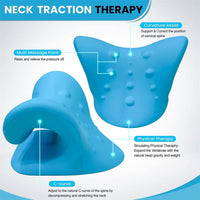 Neck Traction Pillow Neck Stretcher Original Cloud Shape Cervical Pain Relief Kings Warehouse 