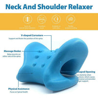 Neck Traction Pillow Neck Stretcher Original Cloud Shape Cervical Pain Relief Kings Warehouse 