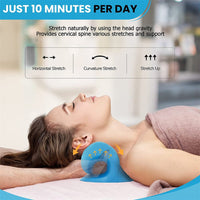 Neck Traction Pillow Neck Stretcher Original Cloud Shape Cervical Pain Relief Kings Warehouse 