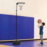 Netball Ring with Stand Portable Pole Height Adjustable KingsWarehouse 