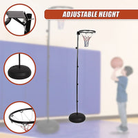 Netball Ring with Stand Portable Pole Height Adjustable Sports & Fitness Kings Warehouse 