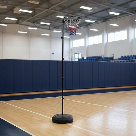 Netball Ring with Stand Portable Pole Height Adjustable Sports & Fitness Kings Warehouse 