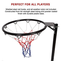 Netball Ring with Stand Portable Pole Height Adjustable Sports & Fitness Kings Warehouse 