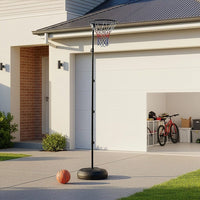 Netball Ring with Stand Portable Pole Height Adjustable Sports & Fitness Kings Warehouse 