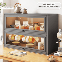 NEW Kitchen Acrylic Cup Storage Cabinet, Table Top Cup Storage Box, Tea Cup Rack Furniture Kings Warehouse 