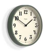 Newgate Number Four Wall Clock Matte Asparagus Green Home & Garden Kings Warehouse 