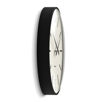 Newgate Radio City Wall Clock Bold Black Marker Dial - Matte Black Home & Garden Kings Warehouse 