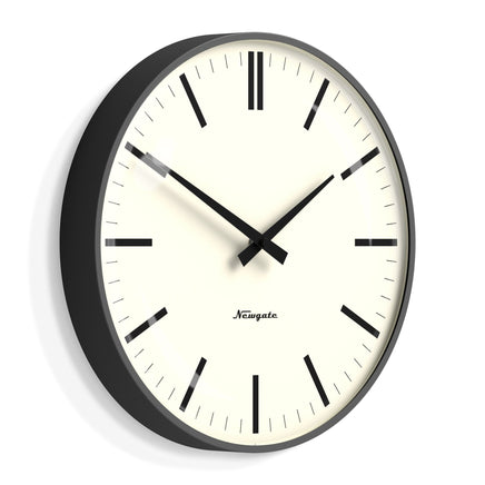 Newgate Radio City Wall Clock Bold Black Marker Dial - Matte Blizzard Grey Home & Garden Kings Warehouse 