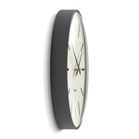 Newgate Radio City Wall Clock Bold Black Marker Dial - Matte Blizzard Grey Home & Garden Kings Warehouse 