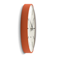 Newgate Radio City Wall Clock Bold Black Marker Dial.- Matte Pumpkin Orange Home & Garden Kings Warehouse 