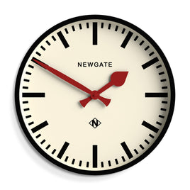 Newgate Universal Wall Clock Railway Dial Black Home & Garden Kings Warehouse 