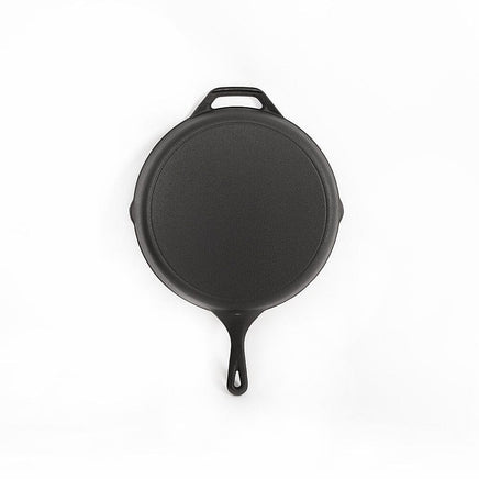 Non-stick Frying Pan Cast Iron Steak Skillet Round BBQ Grill Cookware 30cm Home & Garden Kings Warehouse 