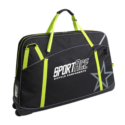 NOOYAH - SPORTACE Bike Plane Travel Soft Shell Case Bag Mountain BMX Tourer Road Bike - BK0088 125cm x 80cm - Black Kings Warehouse 