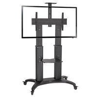 NORTH BAYOU HEIGHT ADJUSTABLE TROLLEY FOR TV SCREEN SIZE 55-80 MAX 56.8KG Kings Warehouse 