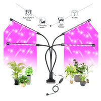 NOVEDEN Plant Grow Light 4 Head Grow Lamp NE-PGL-100-JX Kings Warehouse 