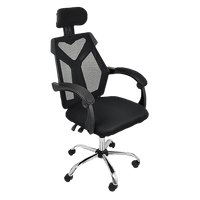 Office Chair – Ergonomic Mesh Back Computer Desk Chair with Padded Foam Seat in Black Furniture Kings Warehouse 