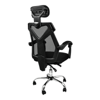 Office Chair – Ergonomic Mesh Back Computer Desk Chair with Padded Foam Seat in Black Furniture Kings Warehouse 