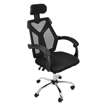 Office Chair Gaming Computer Chairs Mesh Back Foam Seat - Black Furniture Kings Warehouse 