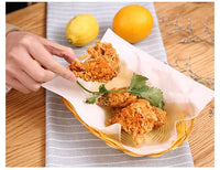 Oil-Absorbing Paper for Fried Food 21.8*19.7cm 50pcs Kings Warehouse 