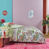 Oilily Line Flower Cotton Sateen Quilt Cover Set Queen Home & Garden Kings Warehouse 