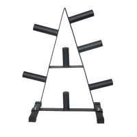 Olympic Weight Plate Storage Rack 250kg Capacity Sports & Fitness Kings Warehouse 