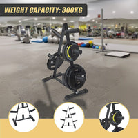 Olympic Weight Plate Storage Rack 250kg Capacity Sports & Fitness Kings Warehouse 