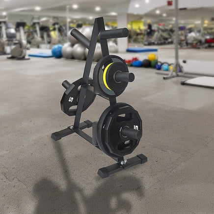 Olympic Weight Plate Storage Rack 250kg Capacity Sports & Fitness Kings Warehouse 