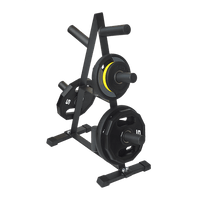 Olympic Weight Plate Storage Rack 250kg Capacity Sports & Fitness Kings Warehouse 