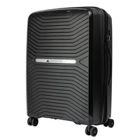 Olympus 3PC Astra Luggage Set Hard Shell Suitcase - Obsidian Black Kings Warehouse 