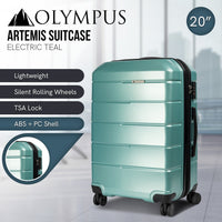 Olympus Artemis 20 in Hard Shell ABS+PC - Electric Teal Kings Warehouse 