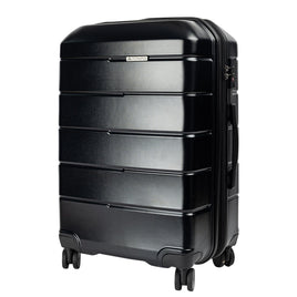Olympus Artemis 24in Hard Shell Suitcase ABS+PC Jet Black Kings Warehouse 