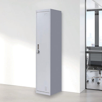 One-Door Office Gym Shed Clothing Locker Cabinet Furniture Kings Warehouse 