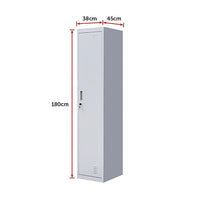 One-Door Office Gym Shed Clothing Locker Cabinet Furniture Kings Warehouse 