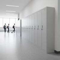 One-Door Office Gym Shed Clothing Locker Cabinet Furniture Kings Warehouse 