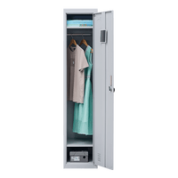 One-Door Office Gym Shed Clothing Locker Cabinet Furniture Kings Warehouse 